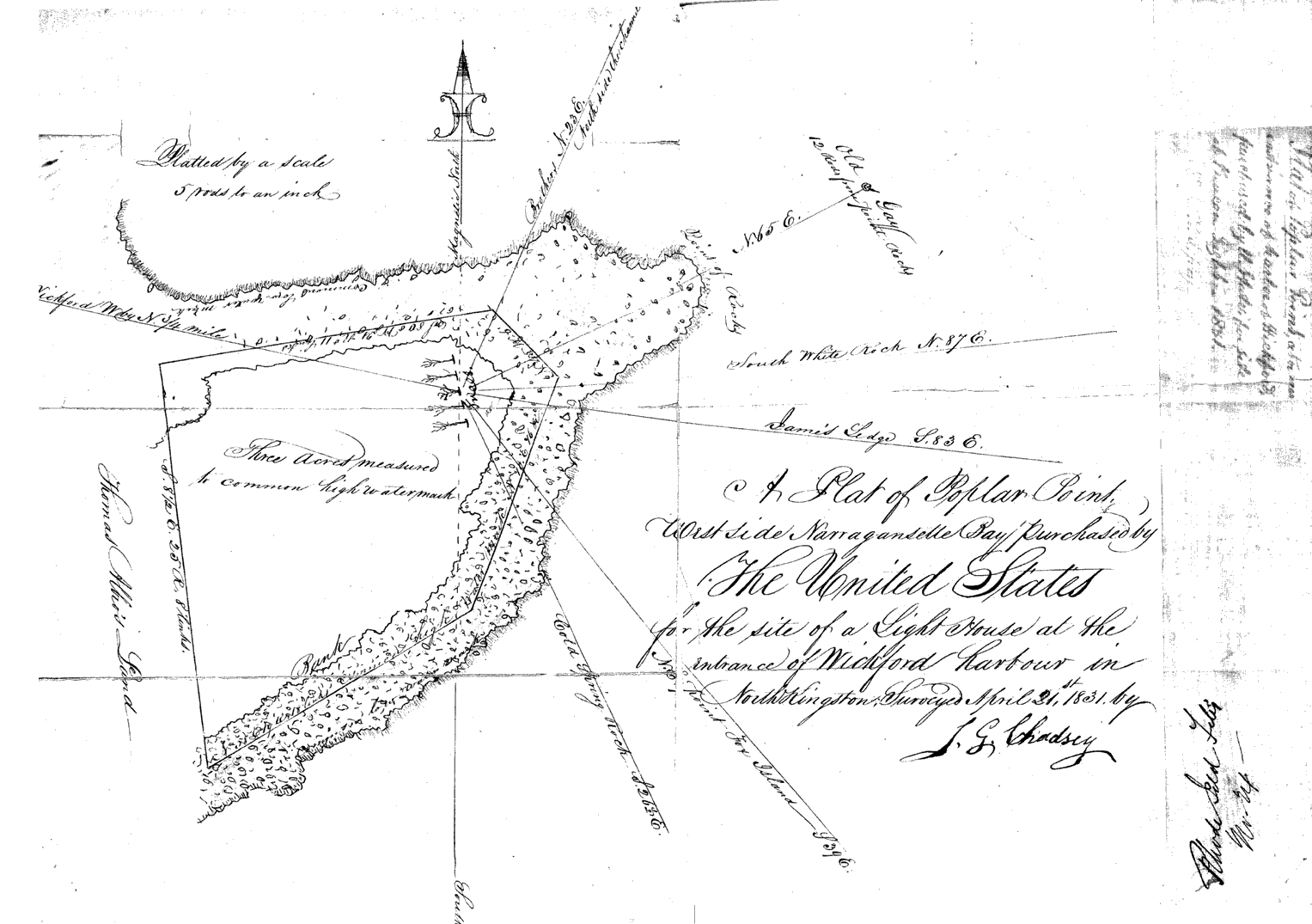 Poplar Point Light Plat of Poplar Point